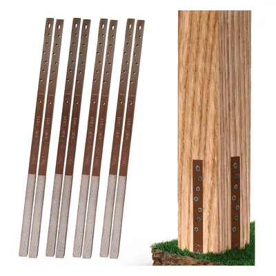 Post Buddy Pack of Easy Fence Post Repair (to fix Broken Wood Posts), Fast and Easy to Install, 