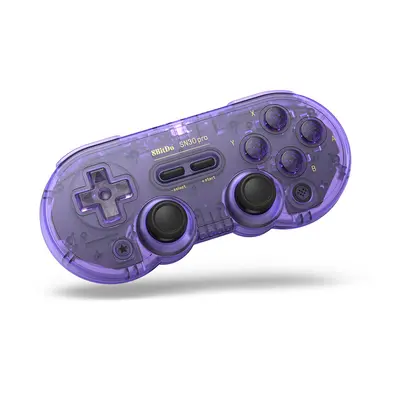 (Bundle 2, ALPS Purple) AKNES 8BitDo SN30 Pro Game Controller for Nintendo Switch Android MacOS