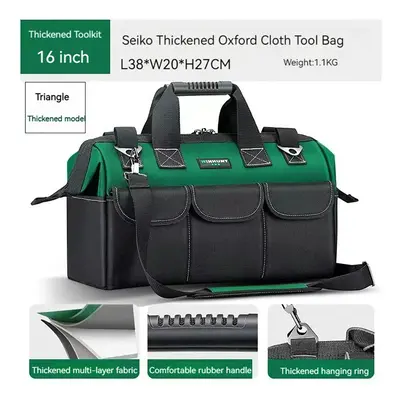 (TypeC inch) Waterproof Multi Pockets Tool Set with Bag for Electrician Working Tool Box Case St