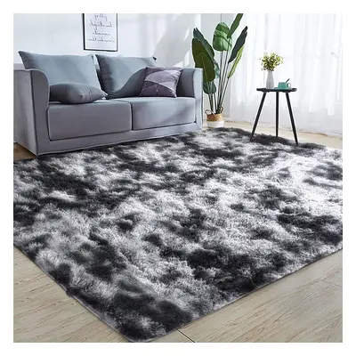 (DARK GREY, 200X290 CM) Extra Large Rugs Fluffy Shaggy Living Room Rug