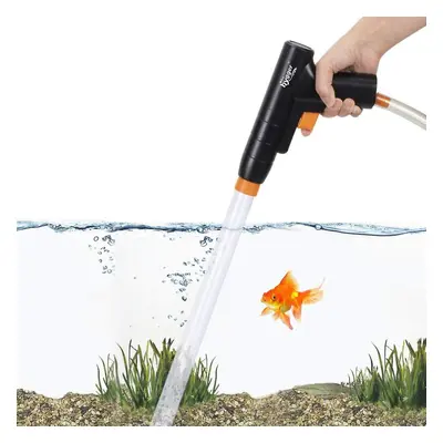 Hygger Aquarium Sludge Vacuum Cleaner, New For Quick Water Changes With Suction Button, Aquarium