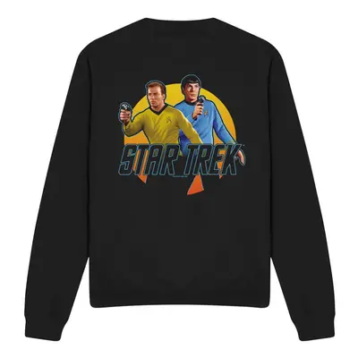 (M, Black) Star Trek Unisex Adult Phasers Ready Sweatshirt