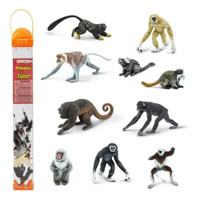 Safari Ltd. Primates TOOB Figurines of Various Monkeys Fun Educational Play Toy for Boys Girls &