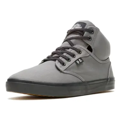 Harley-Davidson men's Wrenford Canvas Motorcycle Casual Sneaker grey