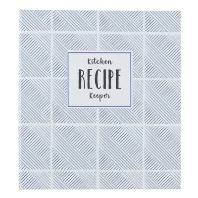 CR Gibson QP1224018 3Ring Recipe Binder with Recipe Cards W x H True Blue