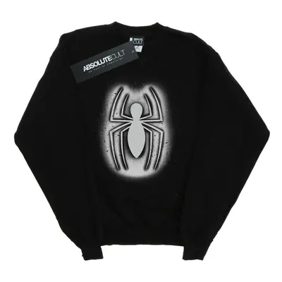 (M, Black) Marvel Mens Spider-Man Graffiti Logo Sweatshirt