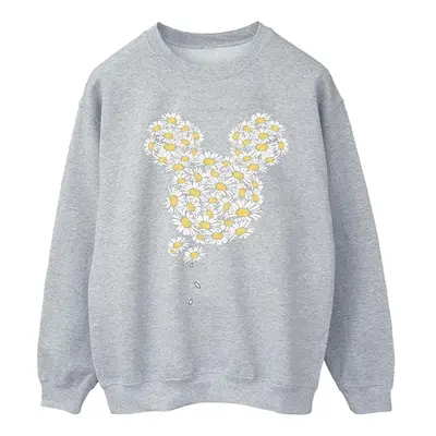 (XL, Sports Grey) Mickey Mouse Womens/Ladies Chamomile Head Sweatshirt