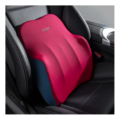 (1pcs back pillow) Car Lumbar Pillow Support Memory Foam Neck Headrest Cushion Car Backrest