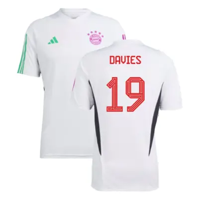 (3XL) Bayern Munich Training Shirt (White) (Davies 19)