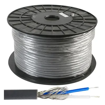 50m Core DMX Lighting Slave Cable Reel Drum Shielded Lead Twisted Pair Stage