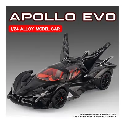 (Red have box) 1/24 Apollo Project EVO Bugatti Bolide Track Sports Alloy Model Car Collection