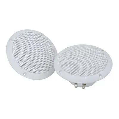 Pair Waterproof Ceiling Speakers 80W 4ohm 5" Kitchen Bathroom Water Resistant