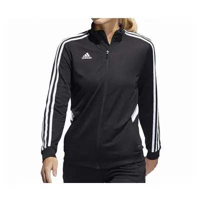 adidas Womens Alphaskin Tiro Training Jacket Black/White Small