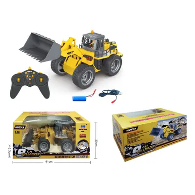 (HUINA upgrade) Huina 1:18 RC Tractor Shovel Toy Rc Forklift Truck Engineering Car Toy Toys for 