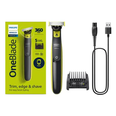 Norelco OneBlade Face Hybrid Trimmer and Shaver, Frustration Free Packaging, QP2724/90