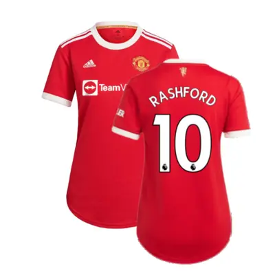 (XXS) Man Utd Home Shirt (Ladies) (RASHFORD 10)