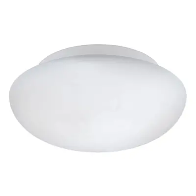 Wall Flush Ceiling Light Colour White Shade White Glass Opal Matt Bulb E27 1x60W