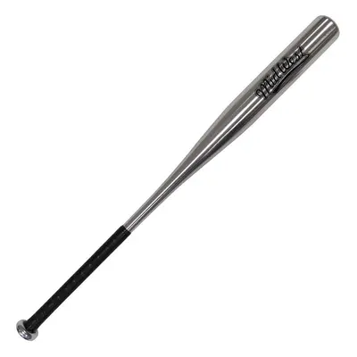 34 Inch Aluminium Alloy Baseball Bat - Silver Metal Premium Comfort Grip