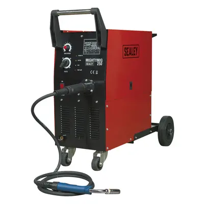 250A Gas / No-Gas MIG Welder with Euro Torch - 3m Earth Cable - 230V Supply