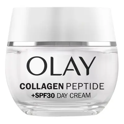 Collagen Peptide Face Moisturiser Day Cream SPF 30, Skincare with Niacinamide 99% Purity and Ant