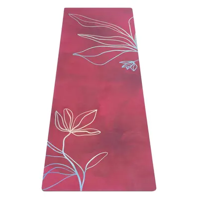 (3.5 mm, Iris) The Combo Yoga Mat | 2-in-1 Mat+Towel | Eco Luxury | Ideal for Hot Yoga