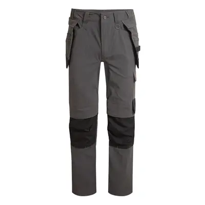 (42R, Carbon Grey/Black) Craghoppers Mens Sheffield Holster Stretch Work Trousers