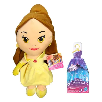 Disney Princess - Beauty & The Beast Plush & Disney Princess 3.5"" 9cm