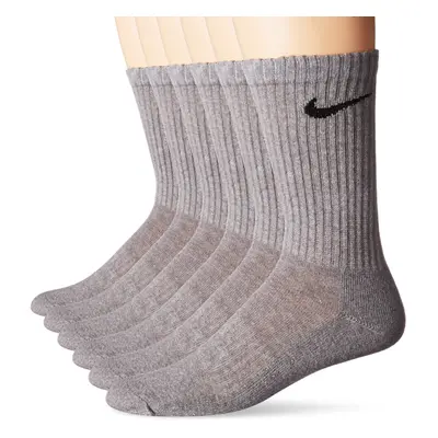 NIKE Unisex Performance Cushion Crew Socks with Bag (6 Pairs) Dark Gr