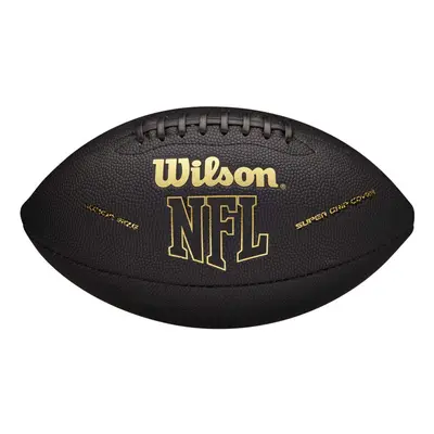 Wilson NFL Super Grip Composite Football - Junior Size, Black/Gold