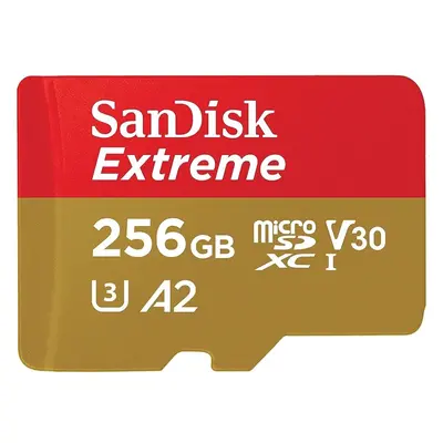 Sandisk microSDXC Extreme (256GB, SDSQXAV-256GB)