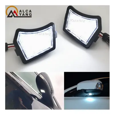 2x LED Under Mirror Puddle Light For Volvo V40 V50 V60 V70 MK3 C70 MK2