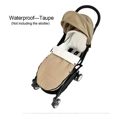 (Waterproof Taupe) Universal Baby Strolle Accessories Footmuff Warm Sleepsacks Pram Waterproof S