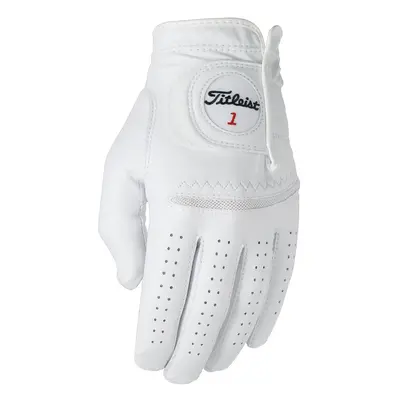 Titleist Perma Soft Golf Glove Mens Cadet LH Pearl Whitex Large Worn on Left Hand