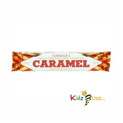 Tunnock's Milk Chocolate Coated Caramel Wafer Biscuits 30gX48