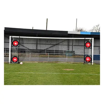 4x Full Size Football Net Top Bins Target Set Freekick Penalty Accuracy Training