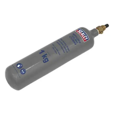 1000g Carbon Dioxide Gas Refill Cylinder - Portable Sized - Welding CO2 Refill