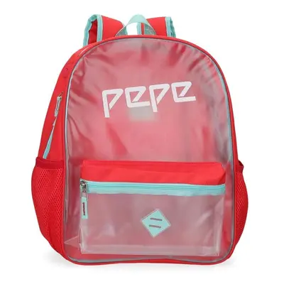 Pepe Jeans Cristal Backpack Adaptable to Trolley Multicoloured 31x42x17.5 cm Polyester and PVC 2