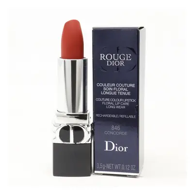 (846 Concorde (Matte)) Dior Rouge Dior Lipstick 0.12oz/3.5g New With Box