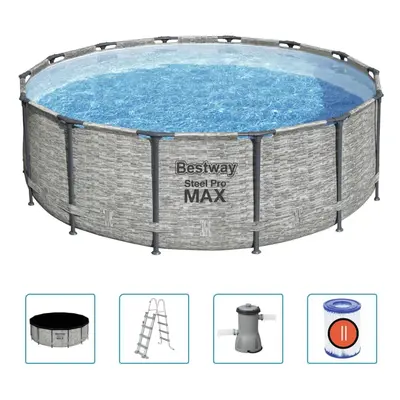 Bestway Swimming Pool Garden Above Ground Swimming Pool Frame Pool Power Steel