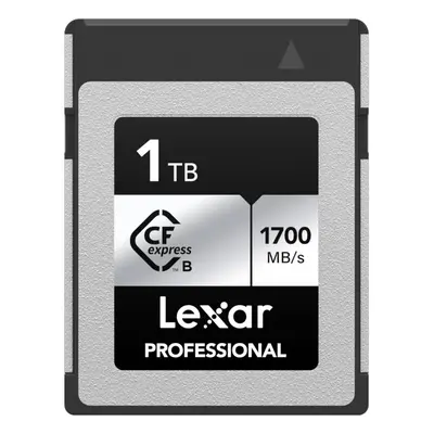 Lexar 1TB Professional Silver SE CFexpress Type B Memory Card for Photographers Videographers Up