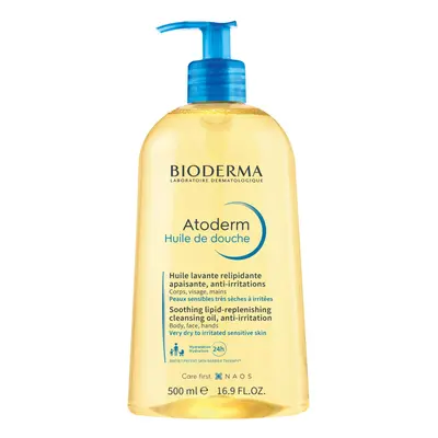 Bioderma - Atoderm - Cleansing Oil - Face and Body Cleansing Oil - Soothes Discomfort - Cleansin