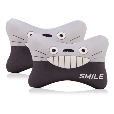 (6) 2pcs/Set Cartoon Car Headrest Neck Pillow Cushion Cute Universal Car Pillow