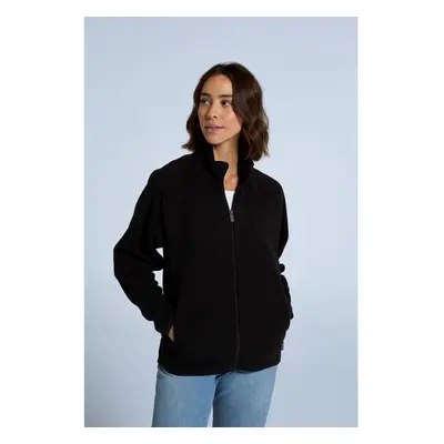 (6 UK, Jet Black) Animal Womens/Ladies Stockholm Full Zip Fleece Jacket