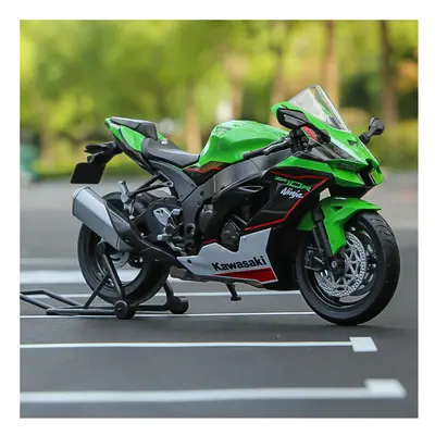 (Green no box) 1:12 Kawasaki Ninja ZX10R Heavy Locomoti Simulation Alloy Motorcycle