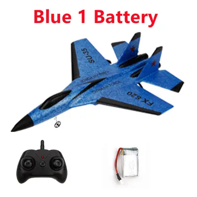 (Blue-SU35-1B) FX-620 SU-35 RC Remote Control Airplane 2.4G Remote Control Fighter Hobby Plane G