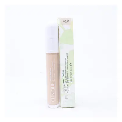 (WN Flax) Clinique Even Better All-Over Concealer + Eraser 0.2oz/6ml New With Box