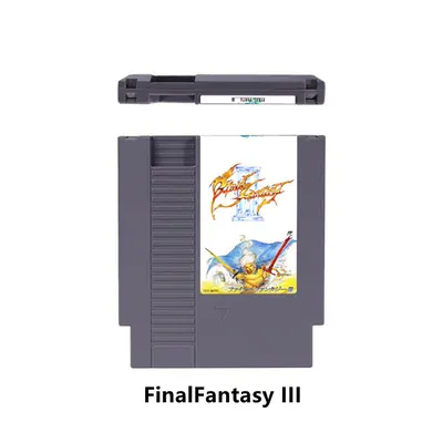 (FF 3) Final Game Fantasy I II III or I&II - pins 8bit Game Cartridge for NES Video Game Console