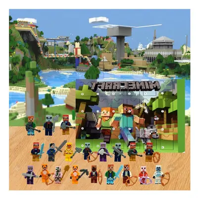 Minecraft Figures Days Countdown Advent Calendar