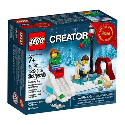 Winter Ice Skating Rare Exclusive Holiday Set LEGO