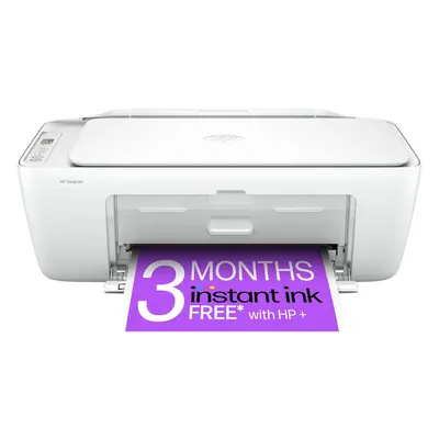 (White, HP DeskJet 2810e) All in One Printer | Perfect for Home | Colour | Wireless | Print, Sca